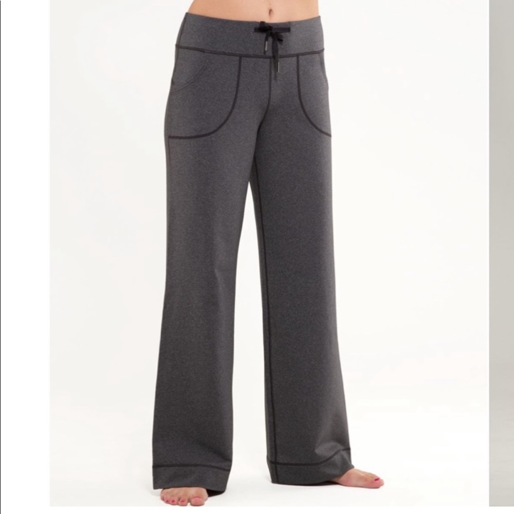 lululemon Still Pant Grey Luon Size 2